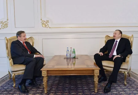 Azərbaycan ​Prezidenti ABŞ-ın yeni səfirinin etimadnaməsini qəbul edib