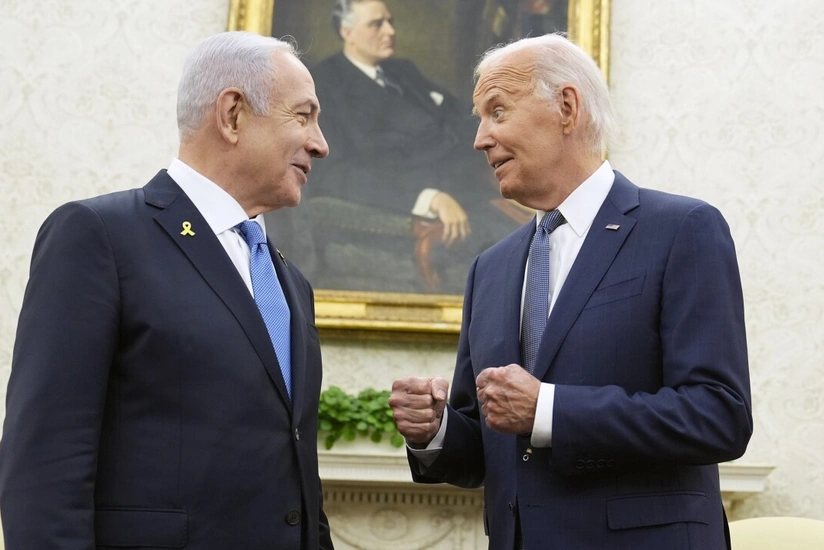 Netanyahu Vaşinqtonda Bayden və Harrislə görüşüb