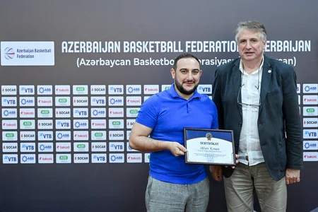 Azərbaycanın basketbol məşqçilərinə sertifikatlar təqdim olunub