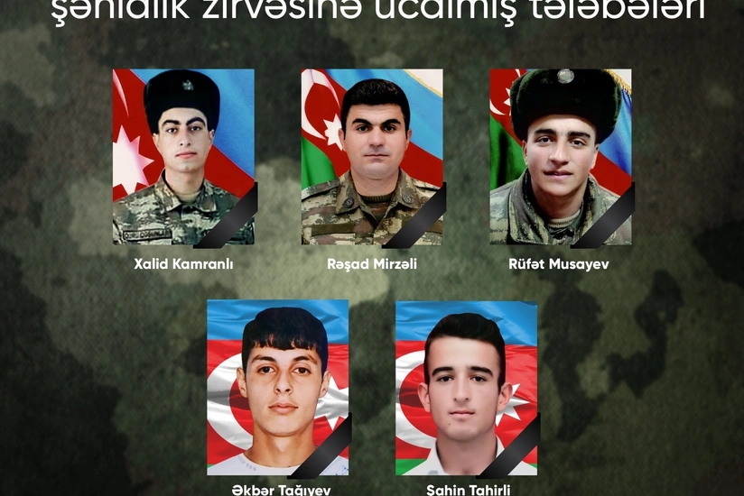 Mingəçevir Turizm Kollecinin 5 tələbəsi Vətən müharibəsində şəhid olub