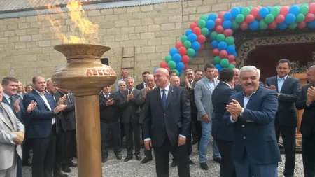 ​Qubanın kəndlərindən birinə təbii qaz verilib - FOTO