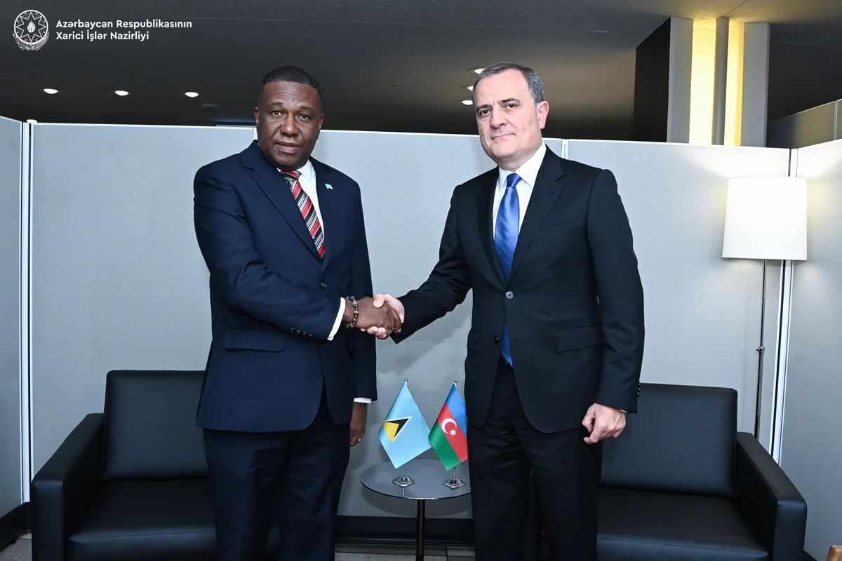 Azerbaijani FM informs Saint Lucia colleague about COP29 presidency