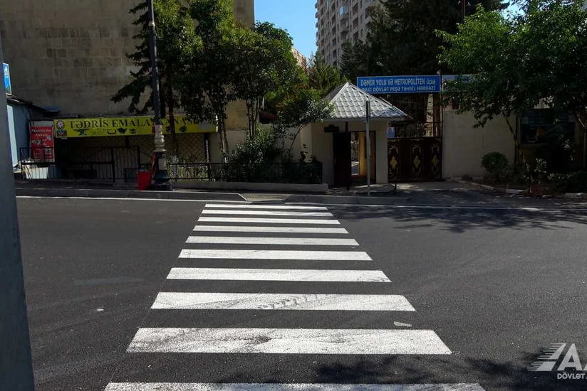 Bakının Firdovsi Məmmədov küçəsi təmir edilib