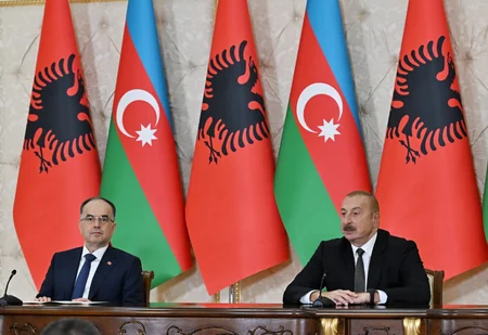 Azərbaycan və Albaniya prezidentləri mətbuata bəyanatlarla çıxış ediblər - YENİLƏNİB