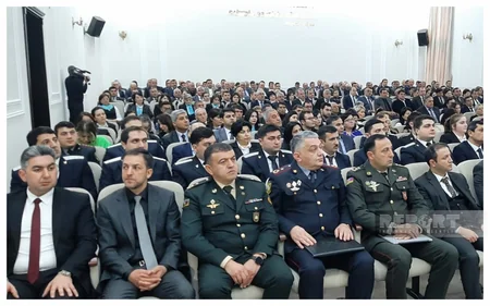 Bərdədə “Heydər Əliyev və hüquqi dövlət quruculuğu” adlı konfrans keçirilib - YENİLƏNİB
