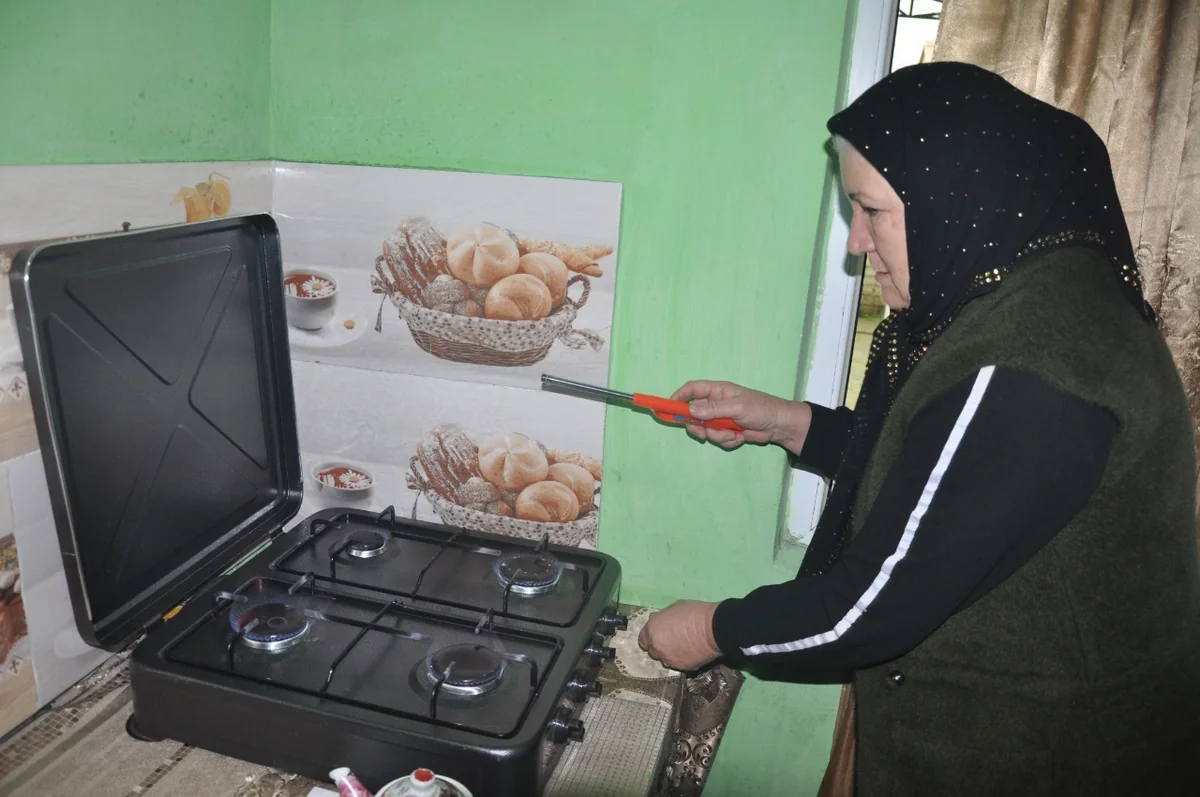 Biləsuvarda 170 fərdi yaşayış evinə qaz verilib
