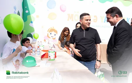 Uşaqların Beynəlxalq Müdafiəsi Günü münasibətilə Rabitəbankdan sosial məsuliyyət nümunəsi
