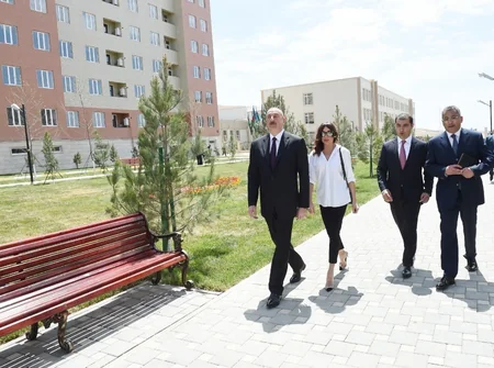 President Ilham Aliyev inaugurated Gobu Park residential complex for IDPs in Garadagh district