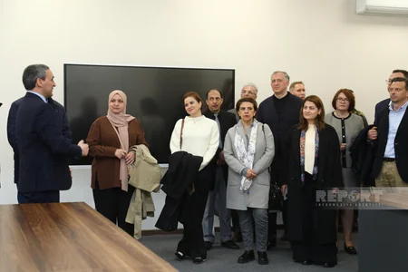 Xankəndiyə gələn diplomatik korpus nümayəndələri Qarabağ Universitetində olublar - YENİLƏNİB