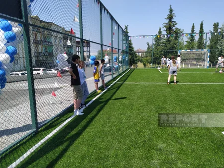 Zaqatalada Sağlam məhəllə idman zonası istifadəyə verilib
