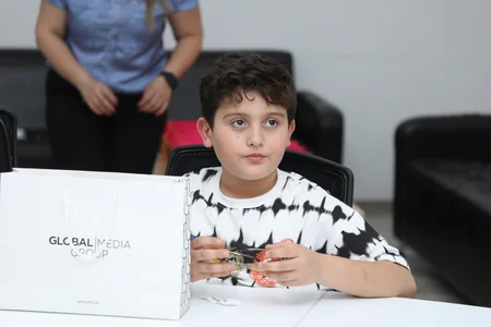 Festive atmosphere at Report News Agency on Children's Day