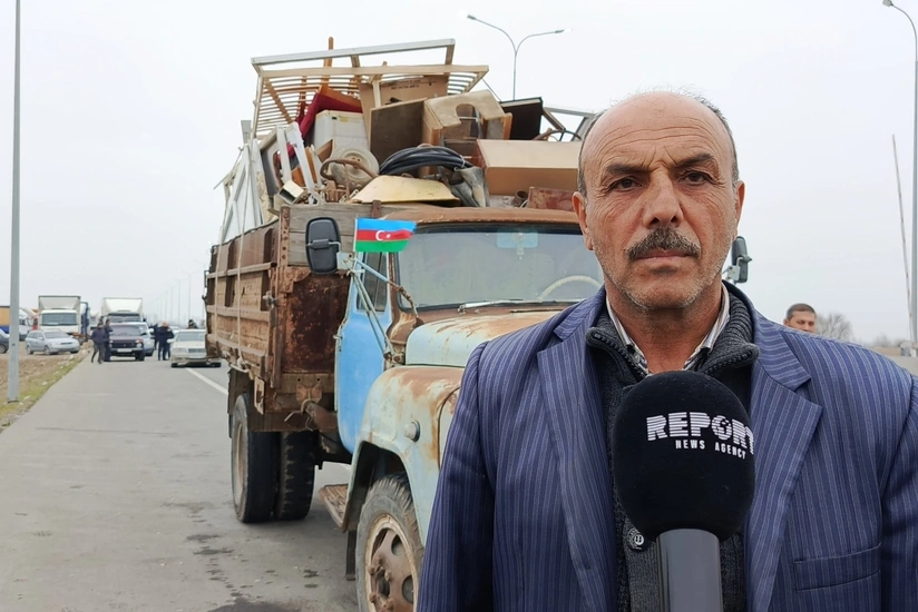 Ballıca sakini: Kəndimizə 32 il əvvəl oradan çıxdığımız maşınla qayıdıram