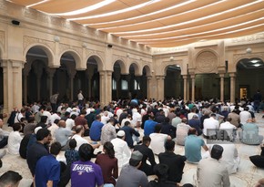 Eid al-Adha prayer held in Azerbaijan