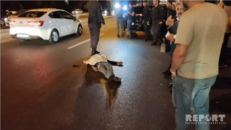 Bakıda avtomobil piyadanı vuraraq öldürüb - FOTO - VİDEO  - YENİLƏNİB-2