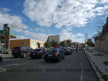 В Грузии празднуют победу Азербайджана