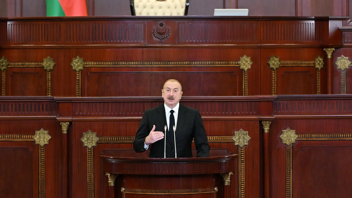 Azerbaijani President highlights certain challenges facing country as he addresses Milli Majlis