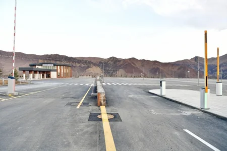 President Ilham Aliyev and first lady Mehriban Aliyeva viewed work done at Shahdag Tourism Center