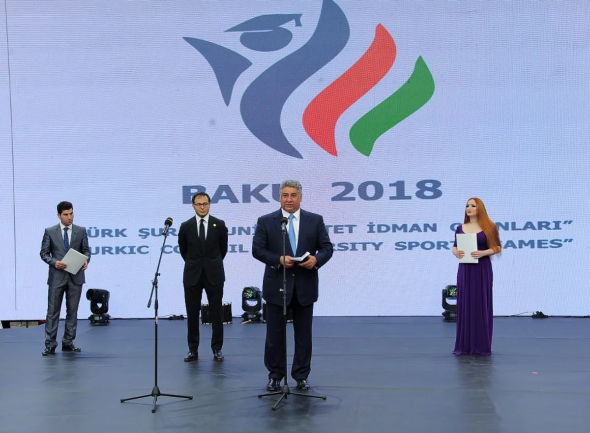 Bakı 2018 Türk Şurası Universitet İdman Oyunlarının açılış mərasimi keçirilib