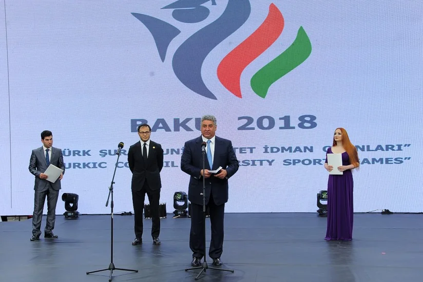 Bakı 2018 Türk Şurası Universitet İdman Oyunlarının açılış mərasimi keçirilib