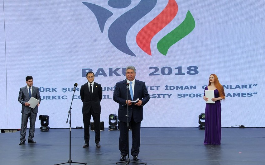 Bakı 2018 Türk Şurası Universitet İdman Oyunlarının açılış mərasimi keçirilib