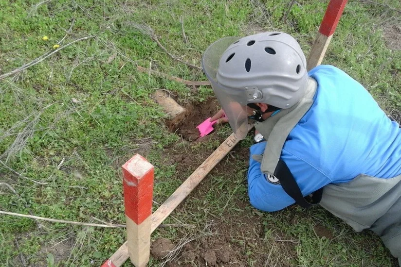 Lənkəranda 3 ədəd mina və 1 ədəd mərmi partlayış yolu ilə zərərsizləşdirilib