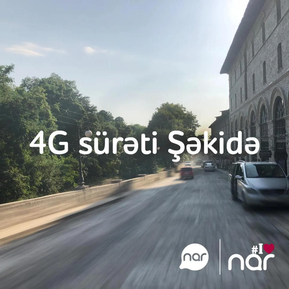 “Nar” Şəkidə 4G şəbəkəsini qurub