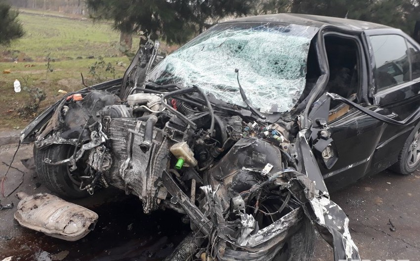 Bakıda yol qəzası baş verib, ölən var