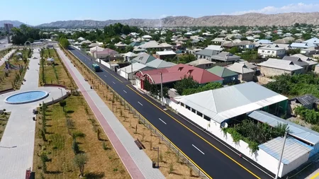 Mingəçevirdə 4 yaşayış massivini şəhərlə birləşdirən yol yenidən qurulub