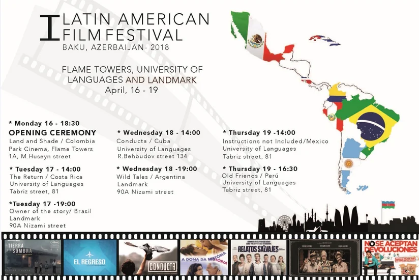 Azərbaycanda ilk dəfə Latın Amerikası Kino Festivalı keçiriləcək