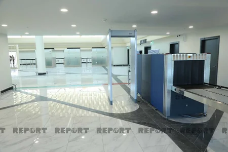 Gürcüstan nümayəndə heyəti Füzuli hava limanında olub