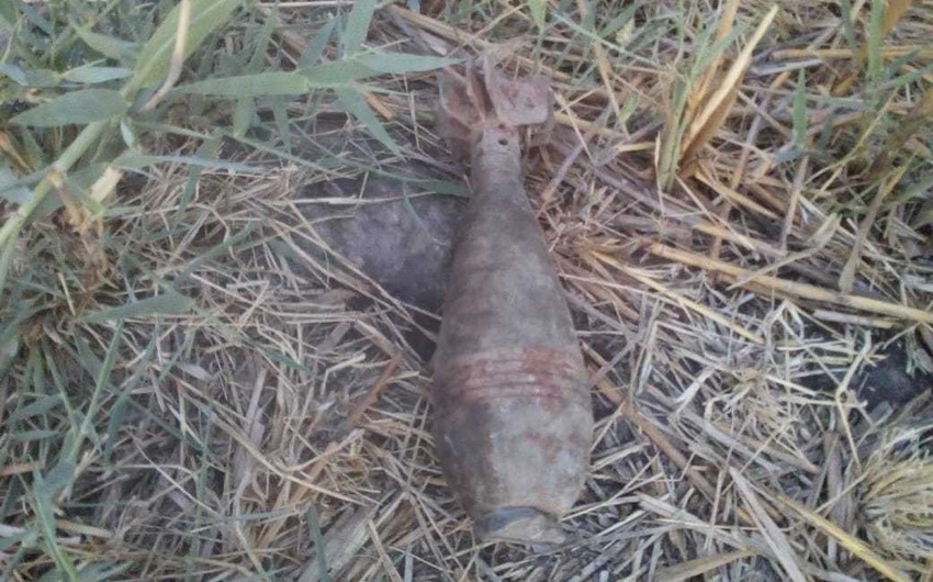 Haramı düzündə minaatan və top mərmiləri aşkarlandı