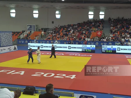 Avropa çempionatı: Azərbaycan cüdoçuları yarımfinalda bir-birinə rəqib olublar
