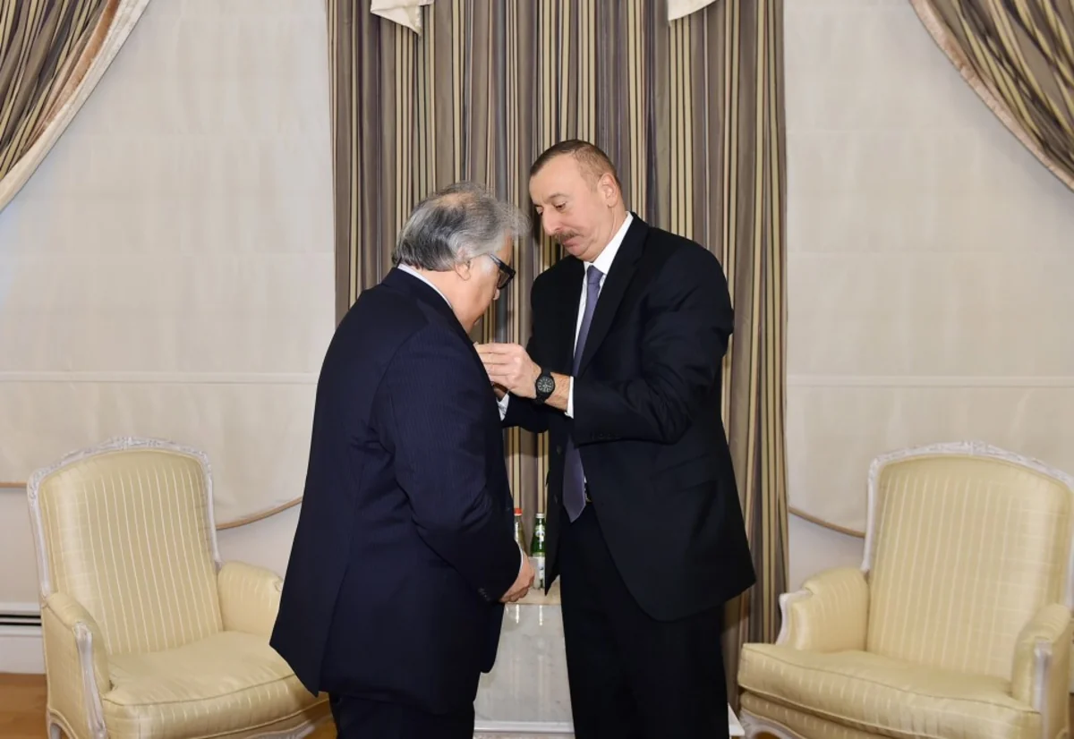 President Ilham Aliyev presents Istiglal Order to pianist Farhad Badalbayli
