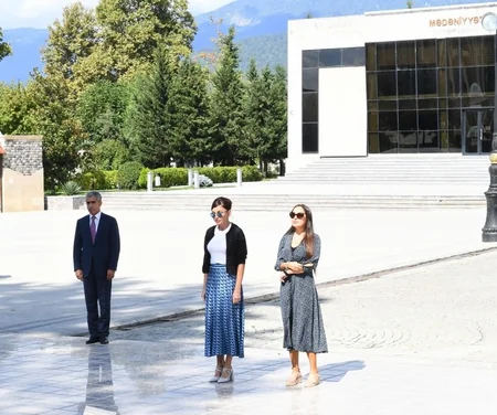 Mehriban Əliyeva İsmayıllı rayonuna səfərə gedib - YENİLƏNİB