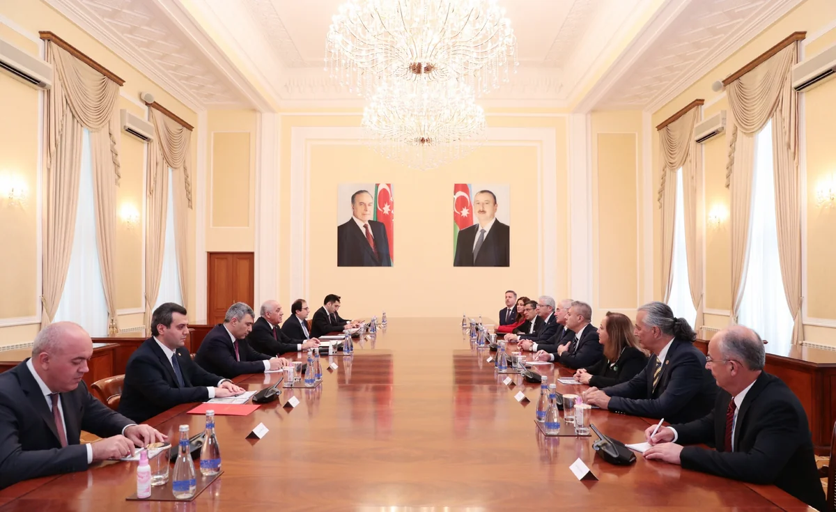 Baş nazir Əli Əsədov Türkiyənin Ali Məhkəməsinin sədri ilə görüşüb