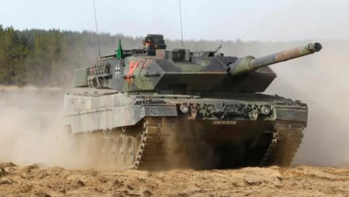 İspaniya Ukraynaya 10 “Leopard” tankı göndərib