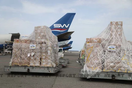 Azerbaijan sends another batch of humanitarian aid to Ukraine