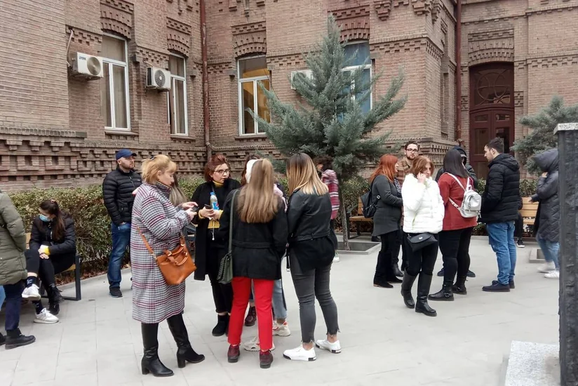 Обучающиеся в Азербайджане грузинские студенты проводят в Тбилиси акцию - ОБНОВЛЕНО