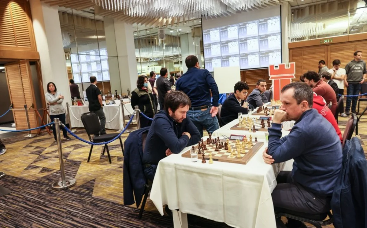 Dünya çempionatı: Azərbaycanın şahmat millisi mübarizəni dayandırıb