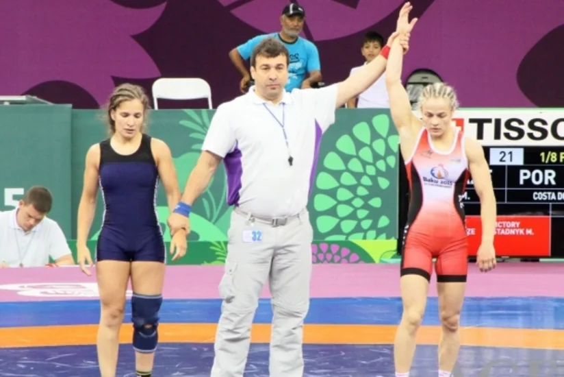 Две азербайджанские спортсменки по борьбе вышли в полуфинал Баку 2015 - ОБНОВЛЯЕТСЯ