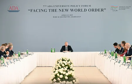 Bakıda Prezident İlham Əliyevin iştirakı ilə Yeni dünya nizamına doğru mövzusunda beynəlxalq forum keçirilib - YENİLƏNİB-3