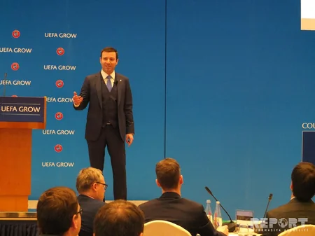 AFFA rəsmiləri Tbilisidə keçirilən UEFA GROW sammitində iştirak edir