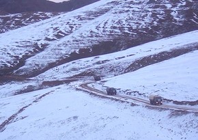 Кадры въезда наших подразделений в Кельбаджар из Дашкесана 