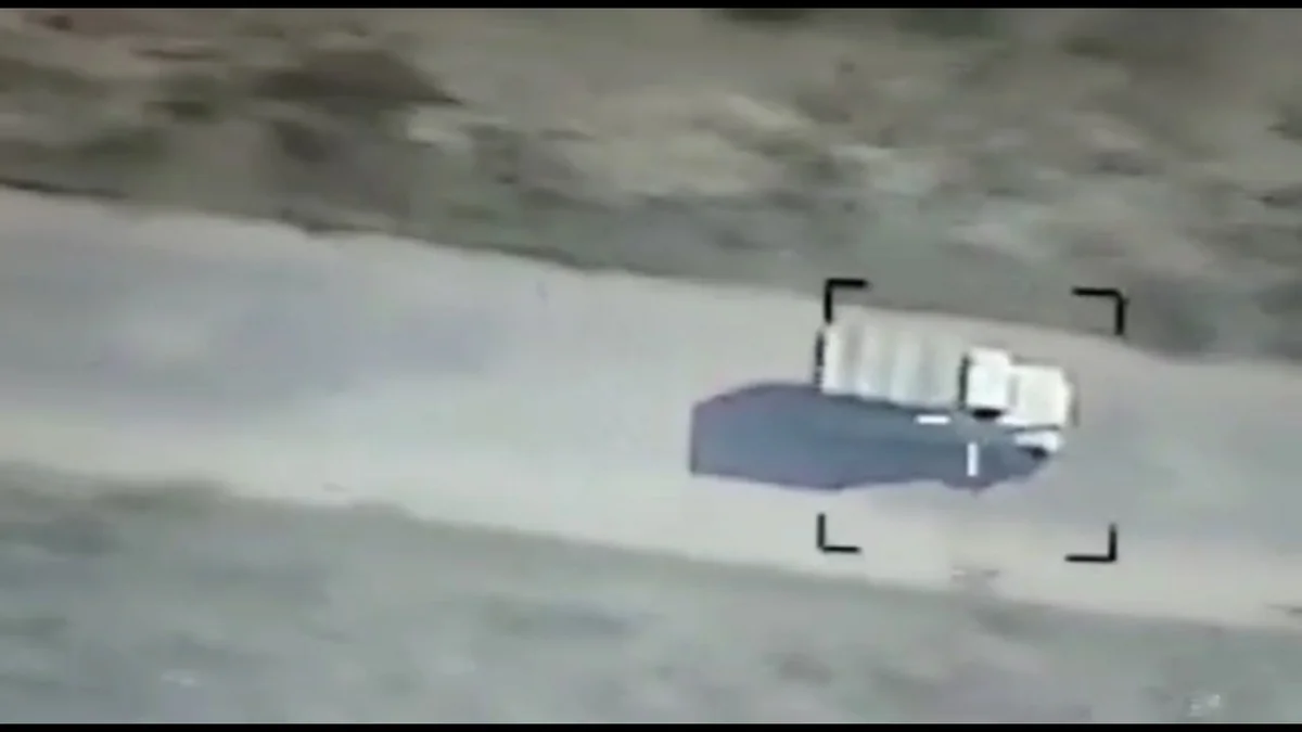 Enemy's armored vehicles destroyed