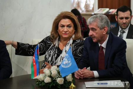 Bakının 132-134 saylı məktəb kompleksində dayanıqlı inkişafla bağlı açıq dərs keçirilib