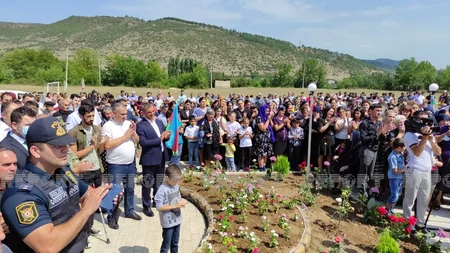 Qubada Şəhidlər xatirə-kompleksinin açılışı olub