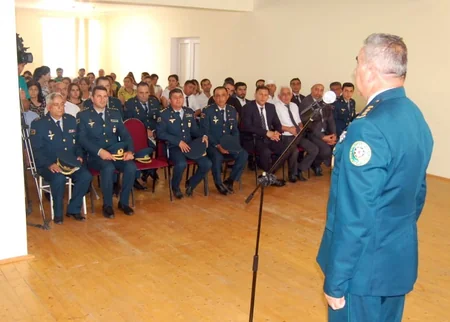 Samuxda Milli Qəhrəmanın xatirə lövhəsi açılıb