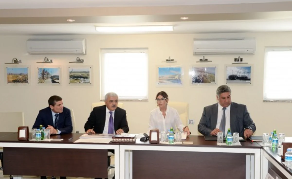 First Lady of Azerbaijan inspects construction progress at Baku Olympic Stadium