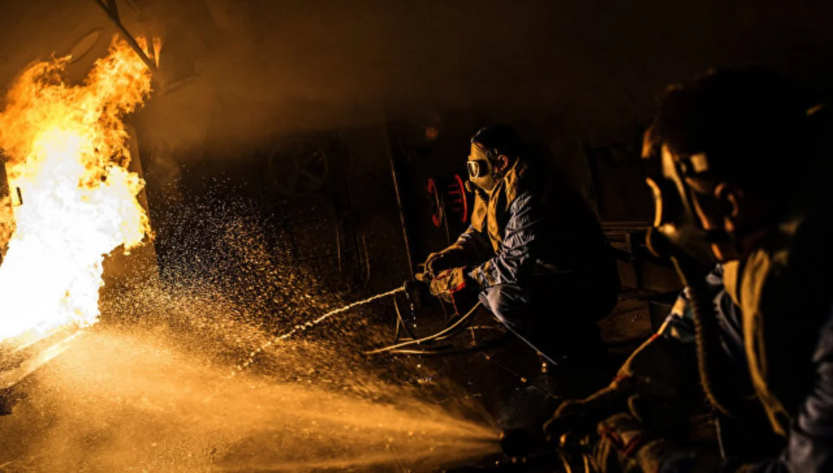 Huge fire occurs at Iran's oil refinery