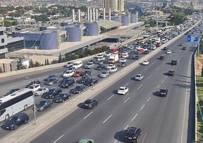 Bakının bir sıra yollarında sıxlıq müşahidə olunur - SİYAHI